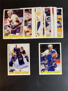 1993-94 OPC O-Pee-Chee Premier St. Louis Blues Team Set 21 Cards - Picture 1 of 1