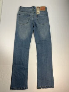 NEW Levi's 511 Slim Fit Medium Wash Denim Stretch Jeans Size 16 Reg 28x28 Boys - Picture 1 of 3