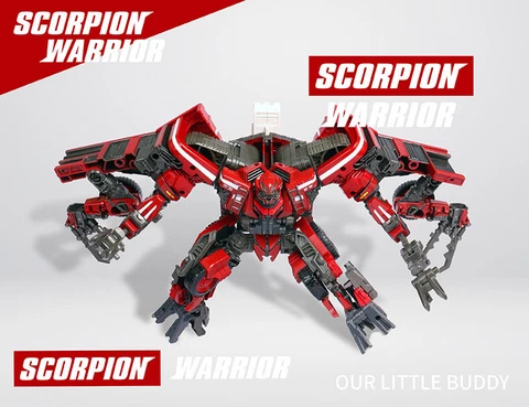 New Mechanical Team MT-07 Scorpion Overload MT-08 Demolishor Excavate Figure Toy Cover