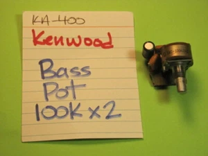 📈AMPLIFICATORE INTEGRATO KENWOOD BASS TREBLE POT 100K KA-400 - Foto 1 di 8
