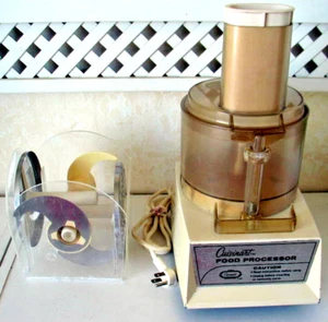 VTG Cuisinart CFP-5A original all metal Food Processor w/accessories - Picture 1 of 5