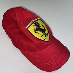 Vintage Ferrari Srapback Hat 1999 Red Very Very Nice Real Deal - Picture 1 of 7