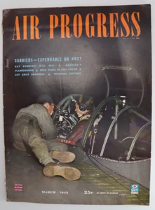 1943 World War II Air Progress Military Aviation Magazine Illustrated 76p - Picture 1 of 10