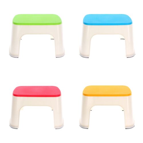 Kids Step Up Stool Booster Plastic Childrens Toilet Potty Training Kitchen Home