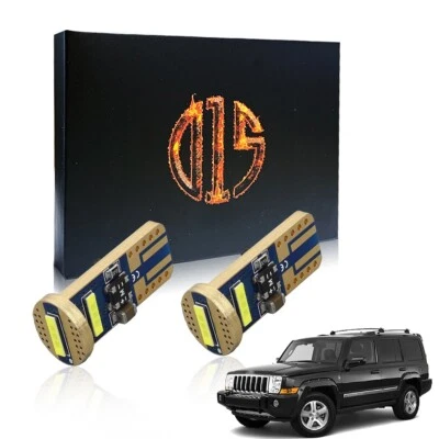 2 x Bombilla LED blanca T10 194 W5W matrícula para Jeep Commander 2006-2010 Foto 1 de 4