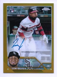 2023 Topps Chrome Lenyn Sosa Gold Auto /50 - Picture 1 of 2