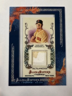 Mini cartão jersey relíquia Jarrod Saltalamacchia 2011 Topps Allen & Ginter - Imagem 1 de 2