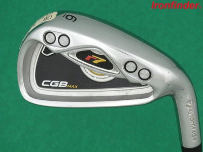 TaylorMade r7 CGB Max Single 6 Iron Steel DG SL S300U Stiff Shaft Mens Right - Image 1 of 4