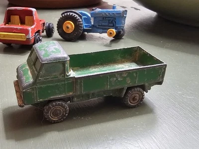 Camión Land Rover Husky 11A-1 fundido a presión con control delantero en verde. Vintage Foto 1 de 4