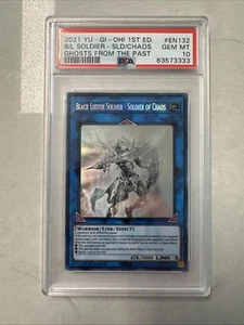 2021 Yu-Gi-Oh! Black Luster Soldier of Chaos GFTP-EN132 Ghost Rare PSA 10 #2 - Picture 1 of 16