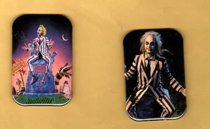 BEETLEJUICE   2  REFRIGERATOR MAGNET  2" X 3"  WITH ROUNDED CORNER - Picture 1 of 4