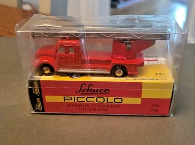 Schuco piccolo diecast vintage Classic German made Fire Truck 1/90 - Image 1 of 4