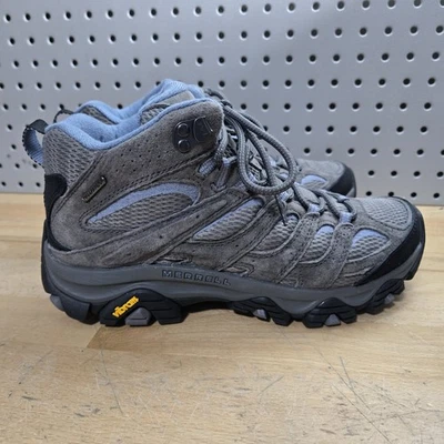 Merrell Women's Moab 3 Mid Waterproof Hiking Boot Granite Size 9 Wide J500162W - Image 1 of 4