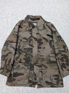 LL BEAN Camouflage Parka WOLLE Jagdmantel 2XLT Tall Long THINSULATE isoliert - Bild 1 von 11