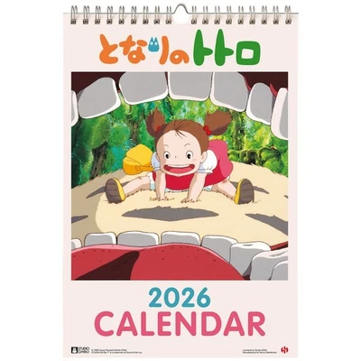 Calendrier mural Ghibli Semic Mon voisin Totoro 29x43cm EN (2026) - Photo 1/4