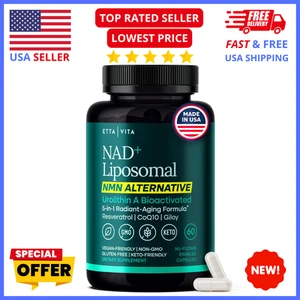 Liposomal Urolithin 60ct – Anti‑Aging Energy, Muscle Recovery & Focus Support - Picture 1 of 7