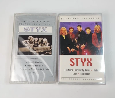 Styx: Hits from Yesterday to Today and Styx: Extended Versions, Sealed Cassettes - Image 1 of 4