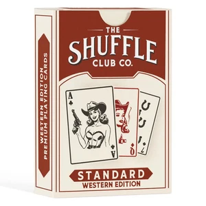 Western Edition Playing Cards  - Vintage Cowboy Deck by The Shuffle Club Co. - Picture 1 of 4