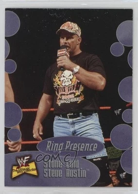 2001 Fleer WWF The Ultimate Divas Collection Ring Presence Steve Austin #57 HOF - Image 1 of 2