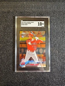 2018 SHOHEI OHTANI (RC) SGC 10 GM Topps Chrome #HMT32 Rookie Debut ~1stB - Picture 1 of 6