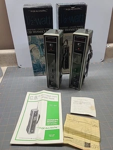 Pair Radio Shack Realistic Walkie Talkie Model 21-117 3 Channel 1.5 Watt Vintage - Zdjęcie 1 z 14