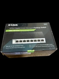 D-LINK 8 Port Gigabit Smart Managed Switch (NIB) - Picture 1 of 5