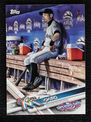 2017 Topps Opening Day SP Variation Ichiro Suzuki Ichiro (In Dugout) #16 HOF - Image 1 of 2