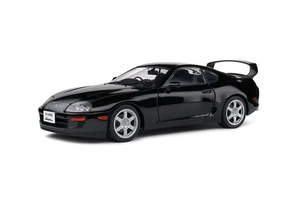 SOLIDO 1807606 MINIATURE TOYOTA SUPRA MK4 (A80) BLACK 1993 1/18 - Picture 1 of 1
