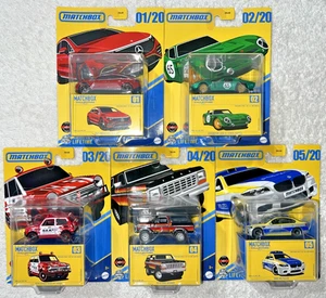 2025 MATCHBOX COLLETTORI SET DI 5 BRONCO / BMW / MERCEDES / HONDA ++ **NUOVO** - Foto 1 di 8