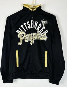 Pittsburgh Penguins NHL Hockey Full Zip Jacket GIII Carl Banks Womens Small NWT - Picture 1 of 5