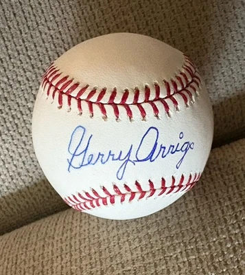 CINCINNATI REDS GERRY ARRIGO SIGNED AUTOGRAPHED MLB BASEBALL - Image 1 of 2