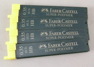 Four 12-Packs Of Faber-Castell Pencil Lead - 0.35mm HB - Germany - New - Picture 1 of 1