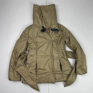 Per Una Jacket 10 Green Womens Coat Padded Shawl Neck - Picture 1 of 13