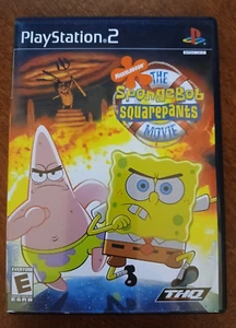 SpongeBob SquarePants Movie (Sony PlayStation 2, 2004) No Manual - Tested - Picture 1 of 4