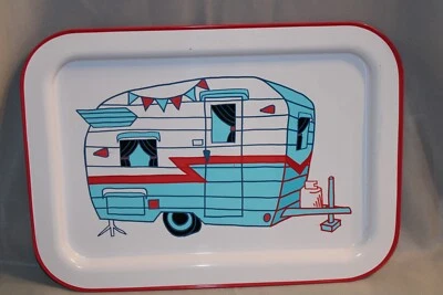 Open Road Brand Retro Camper RV Tin Serving Tray "17 x 12" ~ SEE DESCRIPTION - Image 1 of 4