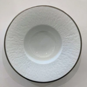 Rim Soup Bowl Mineral Platinum Glossy by Raynaud 8 7/8" - Picture 1 of 4
