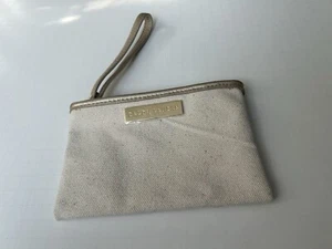 Ralph Lauren Wristlet Pouch Bag Purse w/Gold Wrist Strap Zipper Closure - Picture 1 of 7