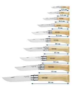 OPINEL - COUTEAU TRADITION LAME INOX - N°2 N°3 N°4 N°5 N°6 N°7 N°8 N°10 N°12 - Photo 1/4
