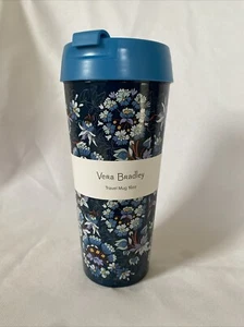 Vera Bradley Blumenmuster Bursts Reisebecher Becher Becher 16 Unzen 24366-X59 Neu mit Etikett - Bild 1 von 9