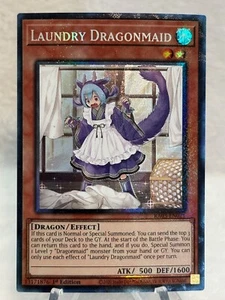 Yugioh! Laundry Dragonmaid - RA03-EN021 - Prismatic Collector's Rare 1st Edition - Picture 1 of 6