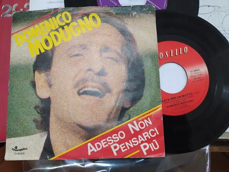 7" DOMENICO MODUGNO ADESSO NON PENSARCI PIU' BALLATA PER UN MATTO VG+/EX