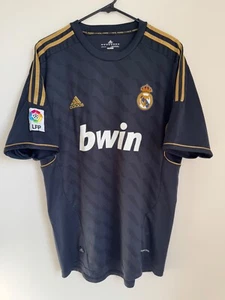 Real Madrid 2011/12 Away Soccer Jersey NO NAME/NUMBER Adidas Men's Size L - Picture 1 of 11