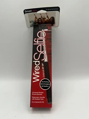 Tzumi Smart Lens Wired Selfie Stick Extends 12"-39" Android & iOS Model 3592B - Image 1 of 2