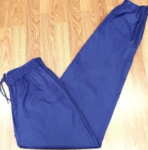 PANTALONE GIACCA A VENTO VINTAGE ASICS PANTALONE NYLON BLU NAVY taglia X-LARGE, XL - Foto 1 di 6