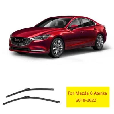 For Mazda 6 Atenza Sedan 2018-2022 New Set OEM Front Window Rain Snow Wiper 2pcs - Image 1 of 4