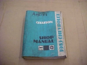 Chevy 1983 Citation shop manual.  - Picture 1 of 1