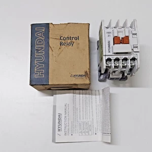 HYUNDAI P/N HMX 31, CONTROL RELAY, GENERAL PURPOSE, DIN RAIL, SURPLUS NEW - Picture 1 of 10