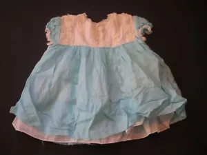 Vintage C I Castro & Co Baby Girl's blue Dress 6/9 months j132 - Picture 1 of 2