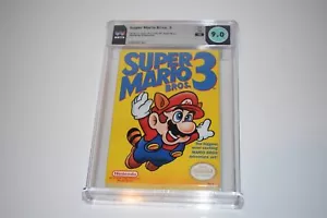 SUPER MARIO 3 (Nintendo Entertainment 1990) NES--WATA 9.0 CIB-2ND PRINT (GWT45) - Picture 1 of 4