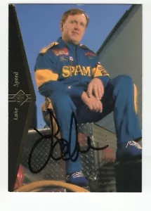 LAKE SPEED SIGNED AUTOGRAPH NASCAR RACING 1995 UPPER DECK SP CARD #33 - Picture 1 of 1